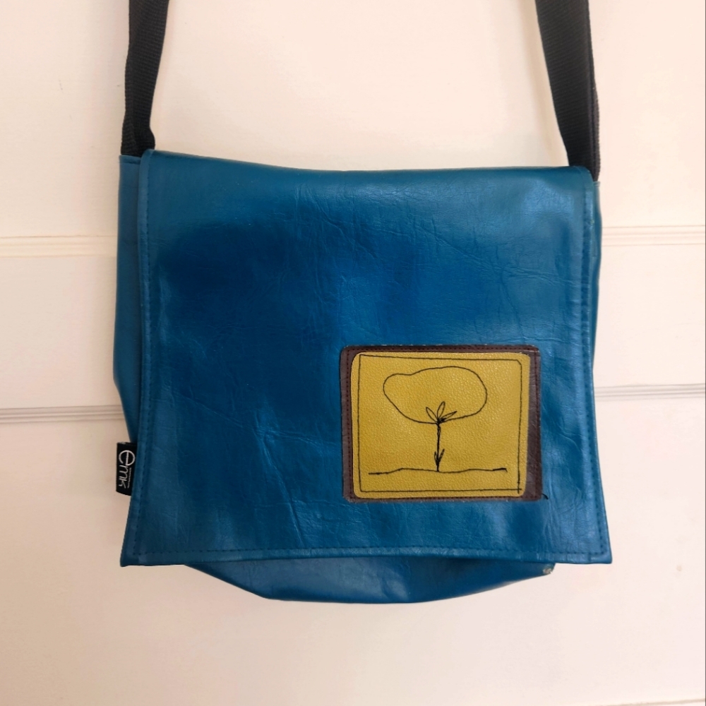 Emk Vinyl Crossbody Bag